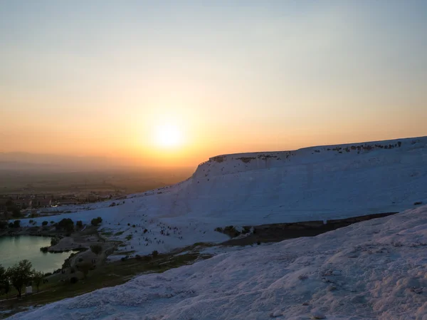 Pamukkale zamek bawełniany. — Zdjęcie stockowe