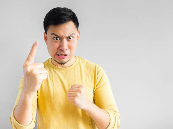 Angry Asian man. — Stock Photo, Image