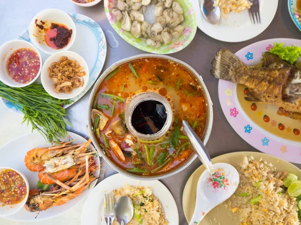 タイの伝統的な料理のセット. — ストック写真