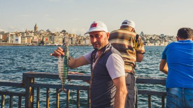 İnsanlar ve Istanbul şehri.