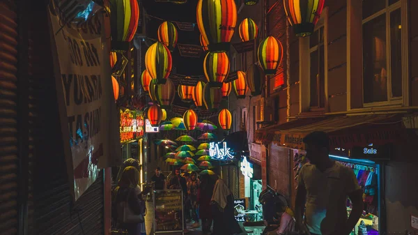 Lidé a města Istanbul. — Stock fotografie