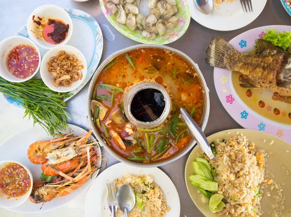 タイの伝統的な料理のセット. — ストック写真