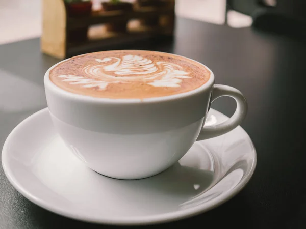 Tazza bianca di Mocha . — Foto Stock