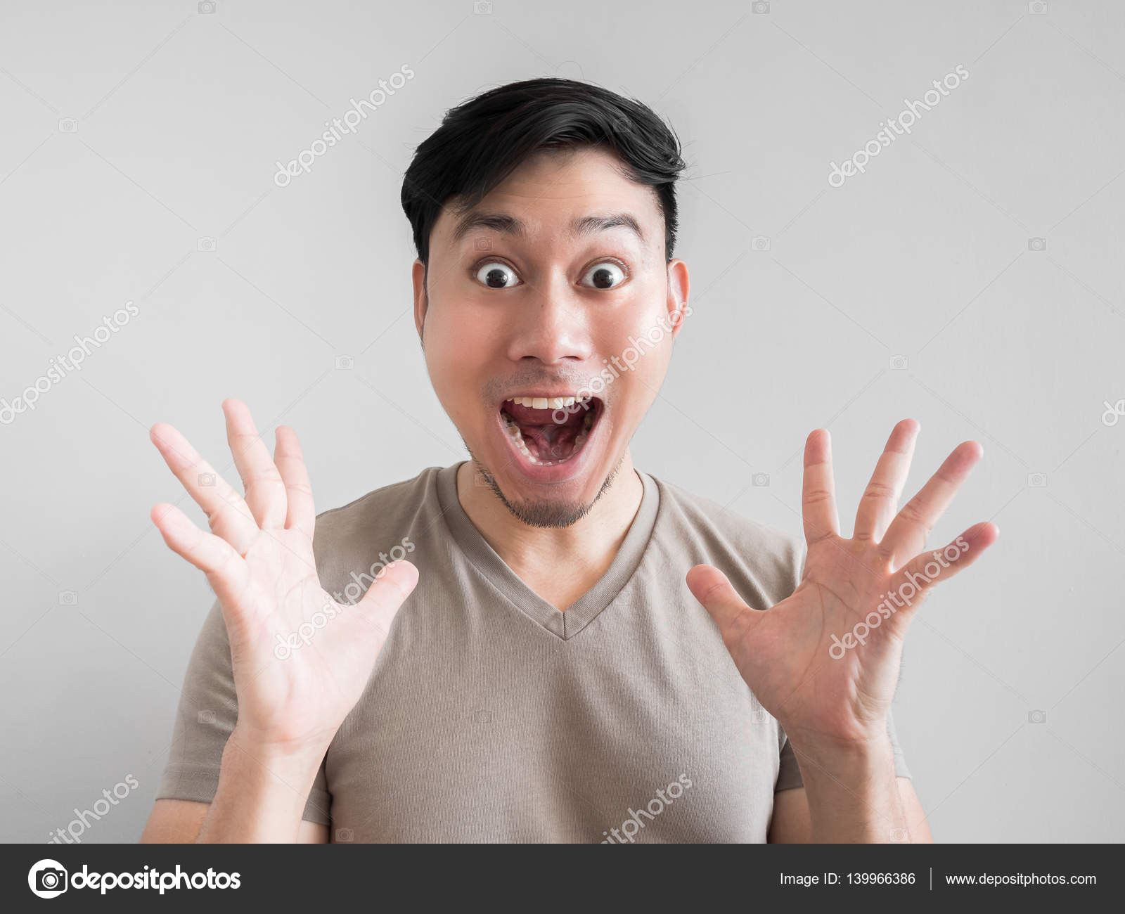 Overly shock and surprise face of man Stock Photo by ©sevendeman 139966386 Overly shock and surprise face of man Stock Photo by ©sevendeman 139966386