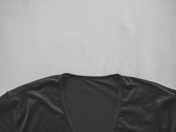 Shirt Cinza Escuro Preto Jazem Cama Branca — Fotografia de Stock