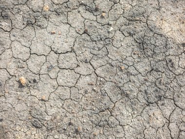 Toprak zemin sıcak kötü havalarda Kuru.