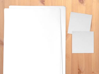 Not kağıtları ile sunum için kağıt Tema.