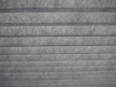 Şerit gölge perde gri arka plan.