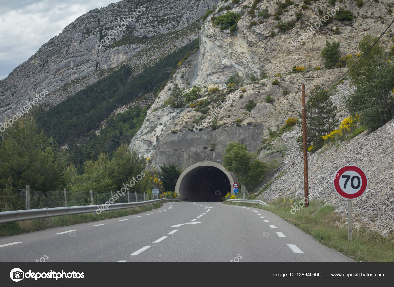 Road tunnel in France Stock Photo by ©mrstam 138345666