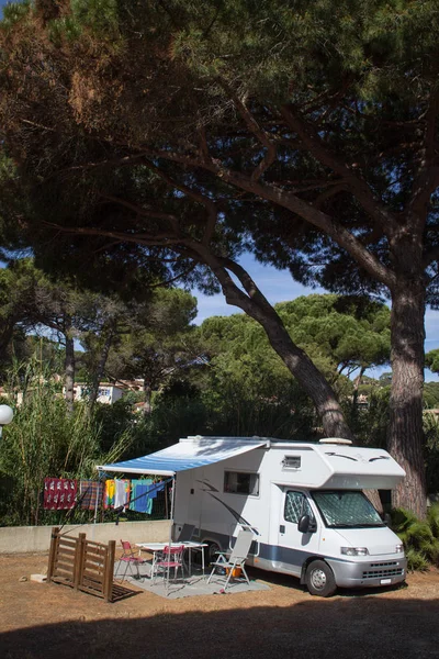 Camper nel sud della Francia — Foto Stock