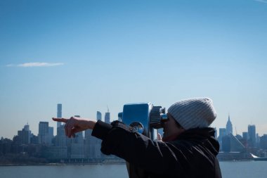 New York üst düzey kadın turist