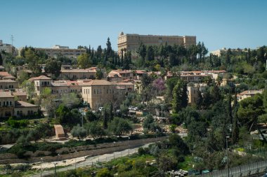 Kudüs, İsrail - 17 Mart 2018: Kudüs, İsrail 'deki King David Oteli.