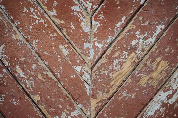 Texture Fond Vieux Parquet Rouge Bois Étage Vieil Immeuble Planches — Photo