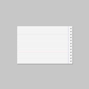 White sheet. lines. for office clipart