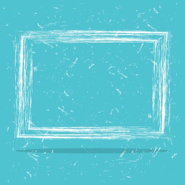 Web için vintage grunge çerçeve