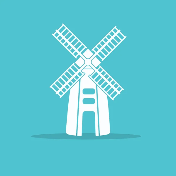 Mill logo projektowanie stron internetowych — Wektor stockowy