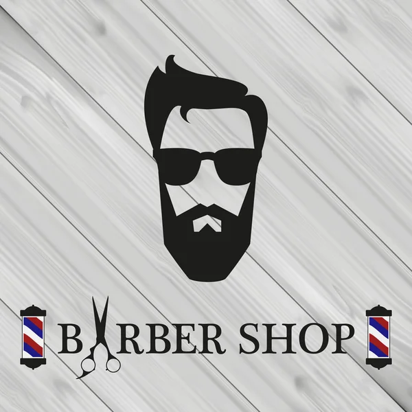 Banner des Friseursalons, Hintergrund — Stockvektor