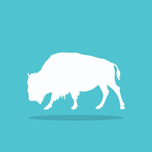 Ícone do logotipo aurochs para web — Vetor de Stock