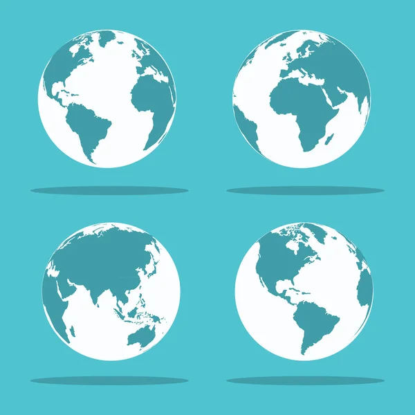 Globe terrestre pour la conception web — Image vectorielle