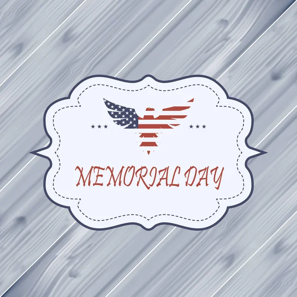 Happy Memorial Day fond — Image vectorielle