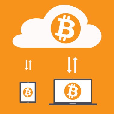 bitcoin web tasarım için cihazlar ekranda