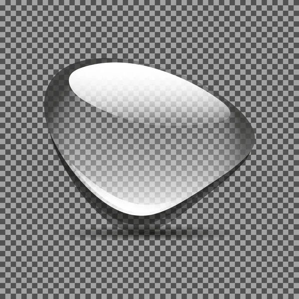 Drop auf transparentem Hintergrund für Webdesign — Stockvektor