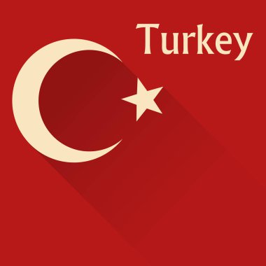 Türkiye'nin bayrak düz web tasarımı için
