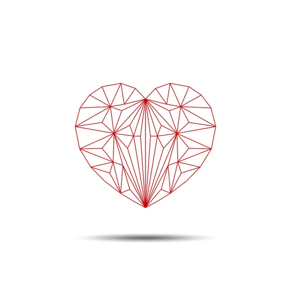 Srdce. Láska. cool design pro web — Stockový vektor