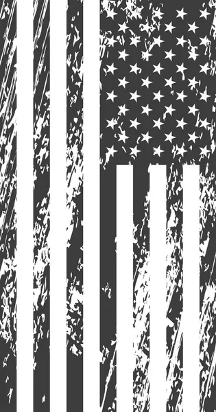 Bandera Grunge americana. Fondo vintage para diseño web — Vector de stock