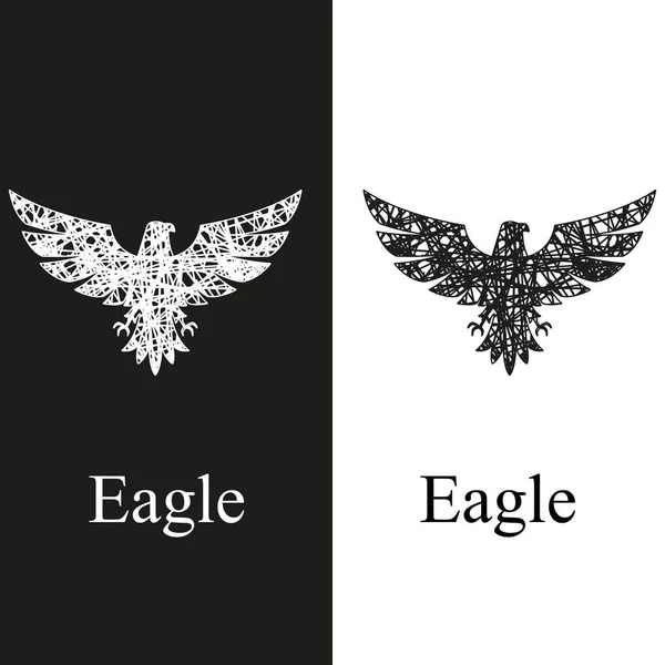 Águila americana para diseño web — Archivo Imágenes Vectoriales