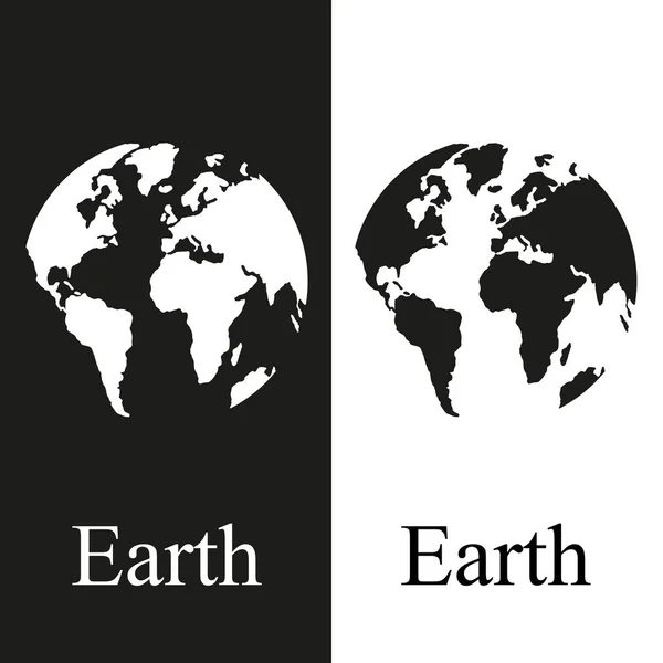 Earth logo web tasarımı için — Stok Vektör