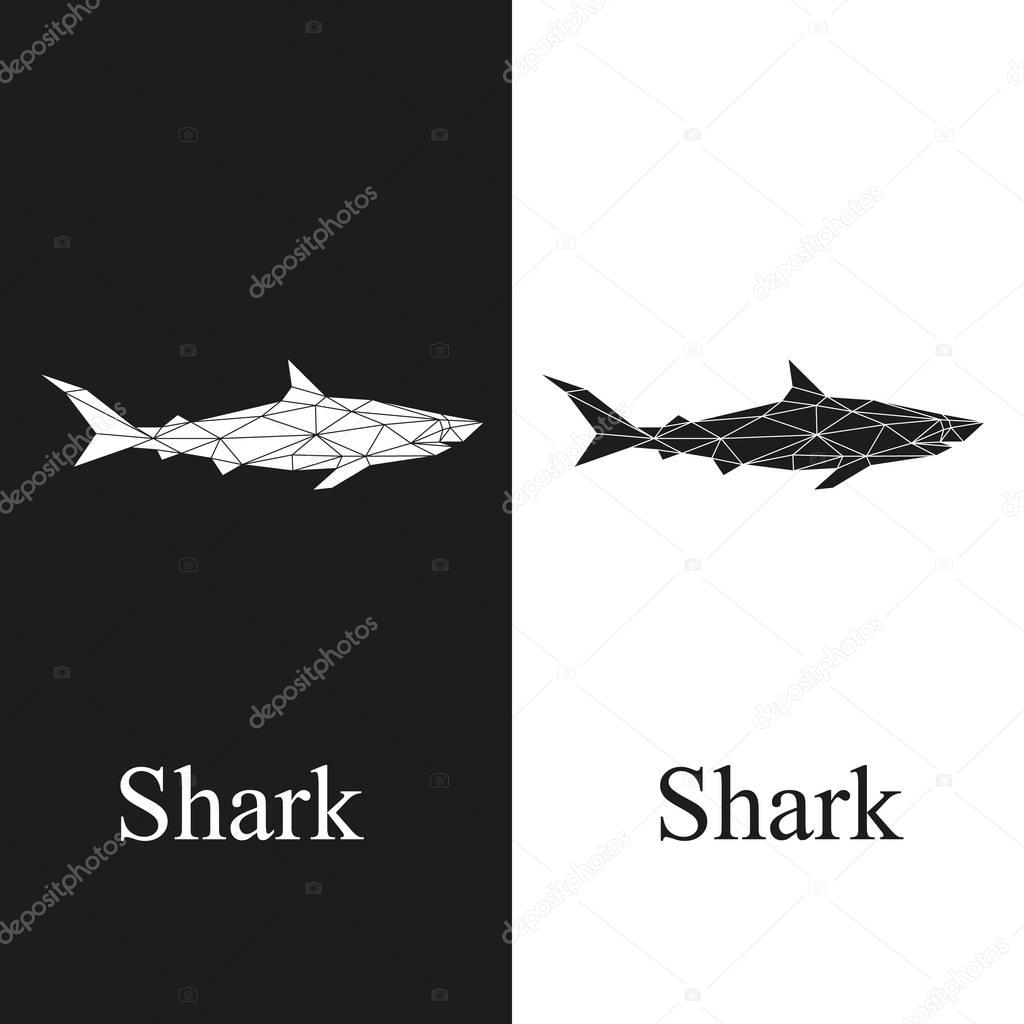 Shark set for web design