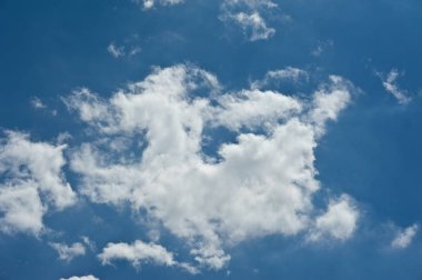 güzel beyaz bulut clear nimbus mavi gökyüzü doğa manzara ba