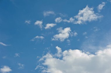 güzel beyaz bulut clear nimbus mavi gökyüzü doğa manzara ba