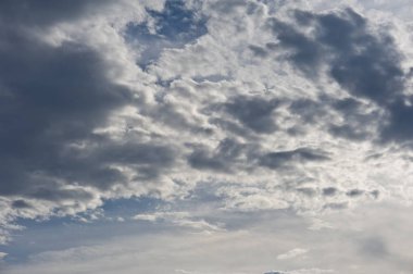 güzel beyaz bulut clear nimbus mavi gökyüzü doğa manzara ba