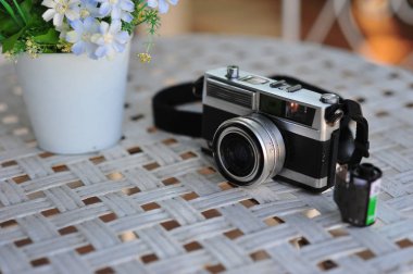 telemetre film kamera tarzı eski retro vintage 