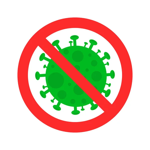 Vorsicht Coronavirus Stoppt Coronavirus 2019 Ncov Coronavirus Ausbruch Coronavirus Gefahr — Stockvektor
