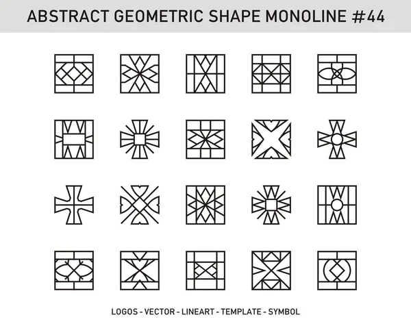 Geometrické specializovaní - Ornament prvek Symbol ikonu vektorové — Stockový vektor