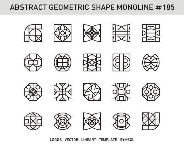 Вектор абстрактного геометрического орнамента
