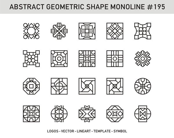 Вектор абстрактного геометрического орнамента
