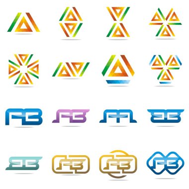 Tasarım Logo öğe kümesi