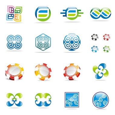 Tasarım Logo öğe kümesi