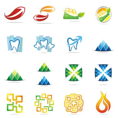 Tasarım Logo öğe kümesi