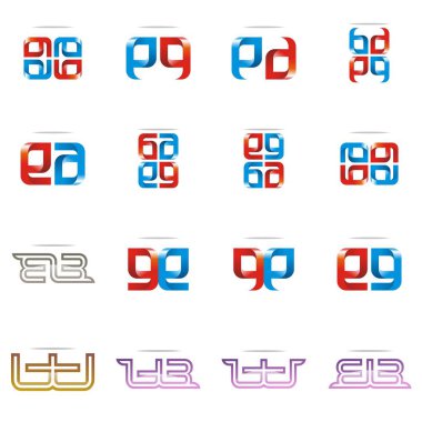 Tasarım Logo öğe kümesi