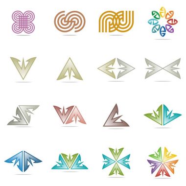 Tasarım Logo öğe kümesi