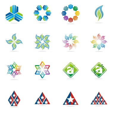 Tasarım Logo öğe kümesi