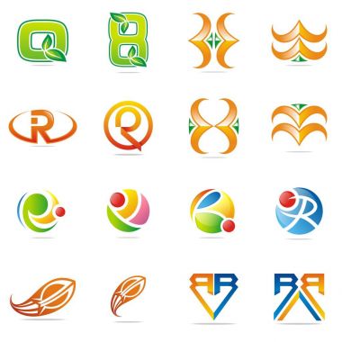 Tasarım Logo öğe kümesi