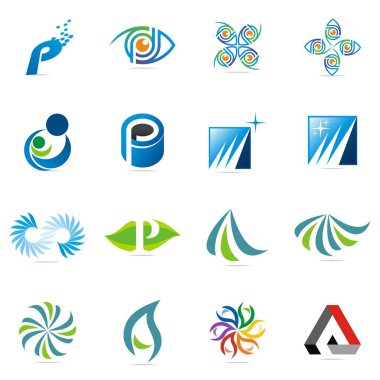 Tasarım Logo öğe kümesi