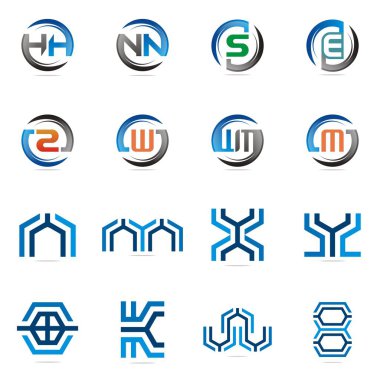 Tasarım Logo öğe kümesi