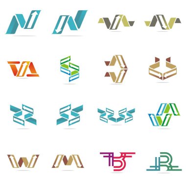 Tasarım Logo öğe kümesi